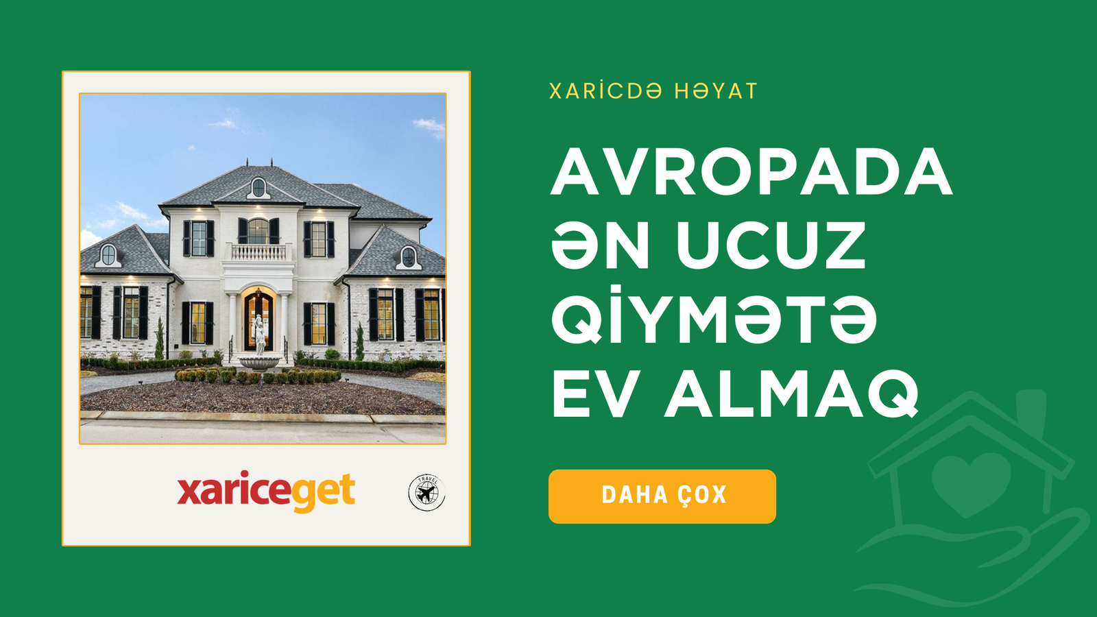 Avropada Ev Almaq